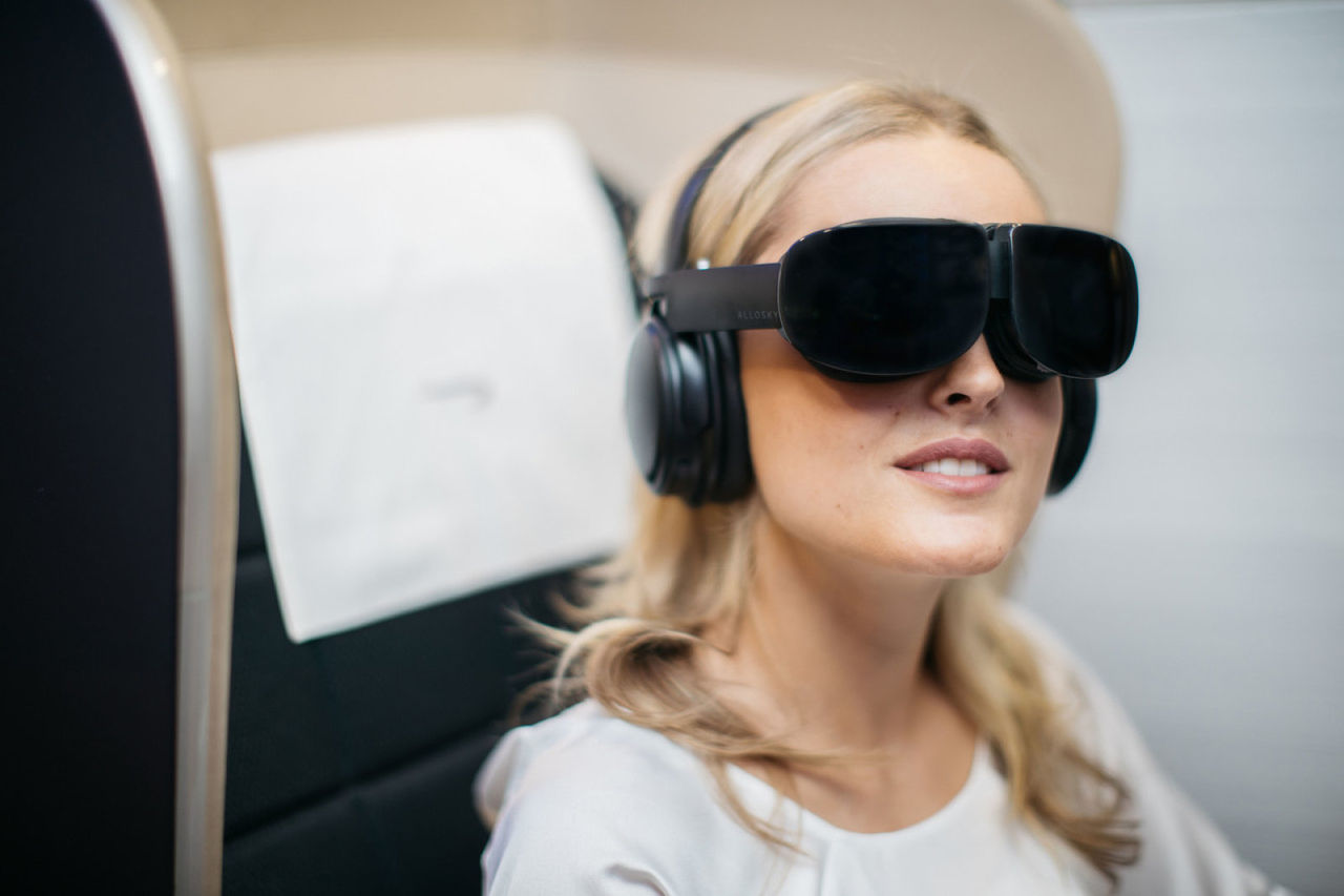 Nu kommer VR-underhållning till flygplan