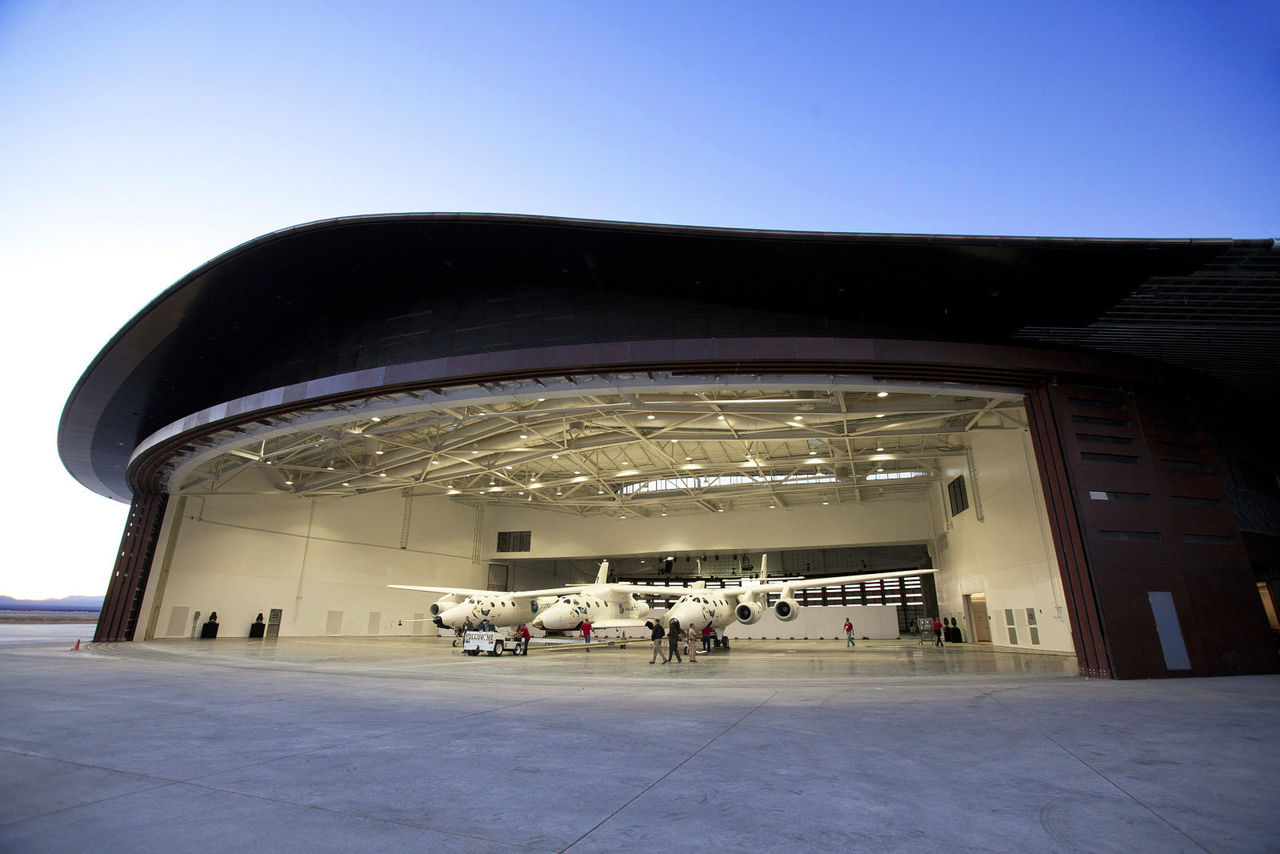 Virgin Galactic visar upp Spaceport America
