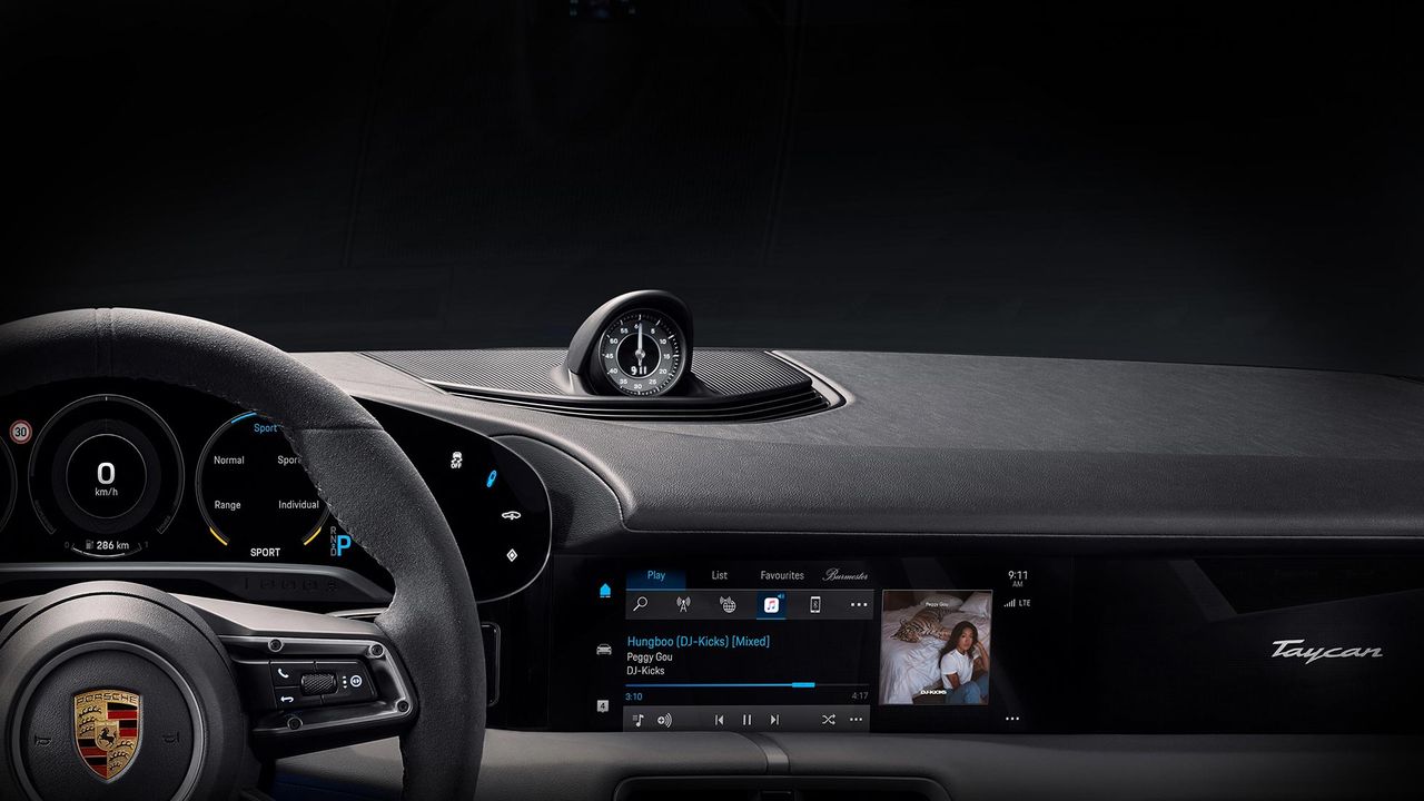 Porsche Taycan kommer med Apple Music