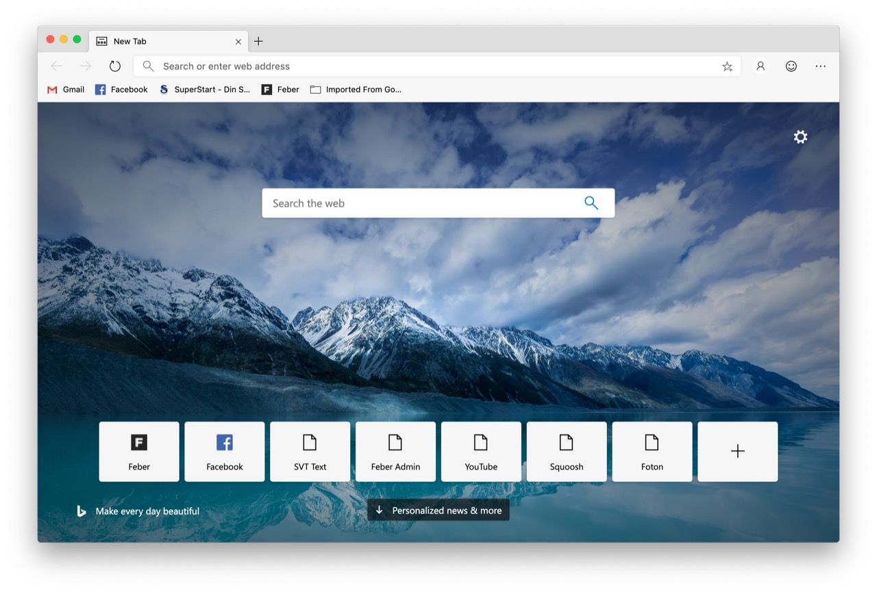 Chromium-versionen av Microsoft Edge släppt i betaversion