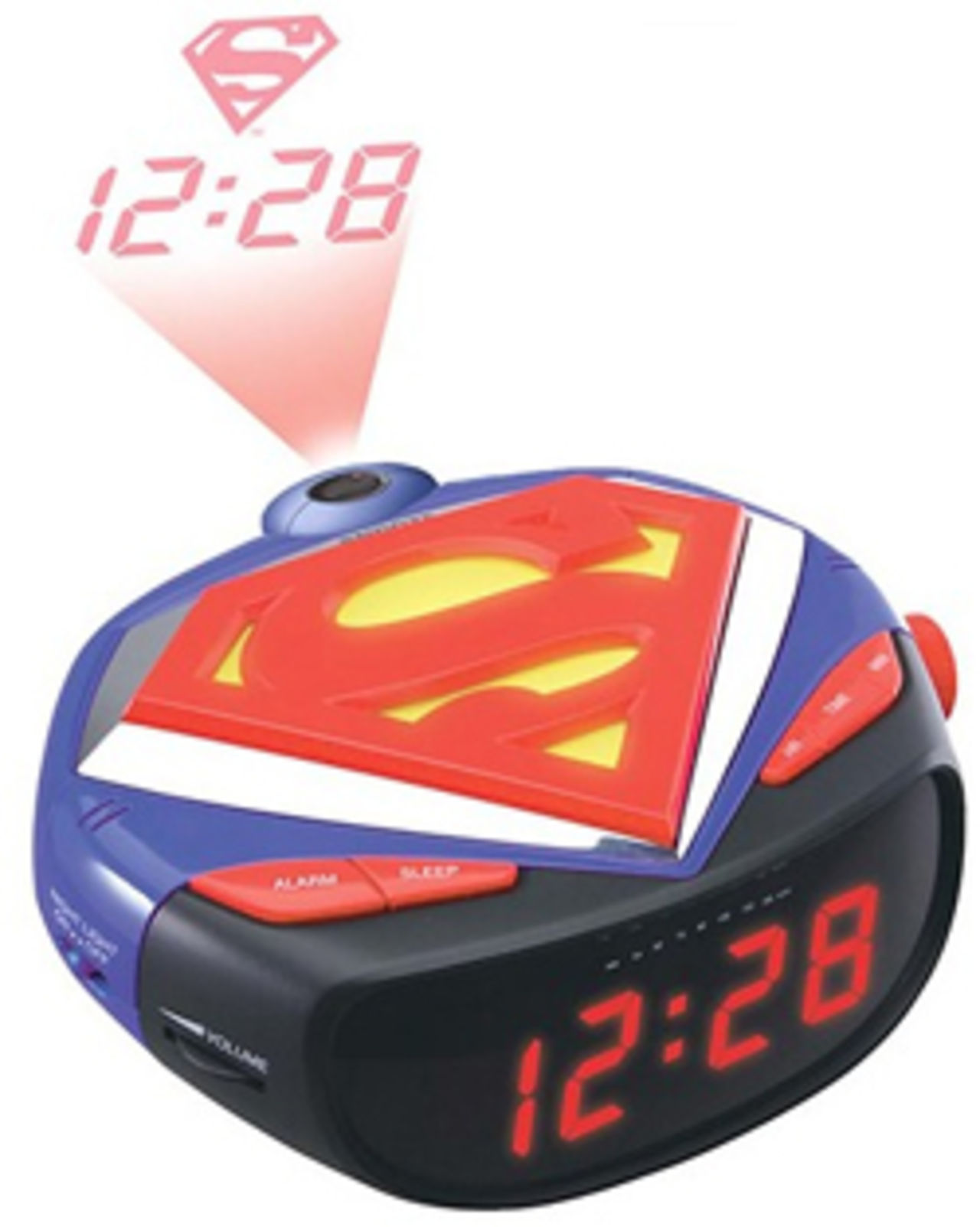 Superman projektions-klocka