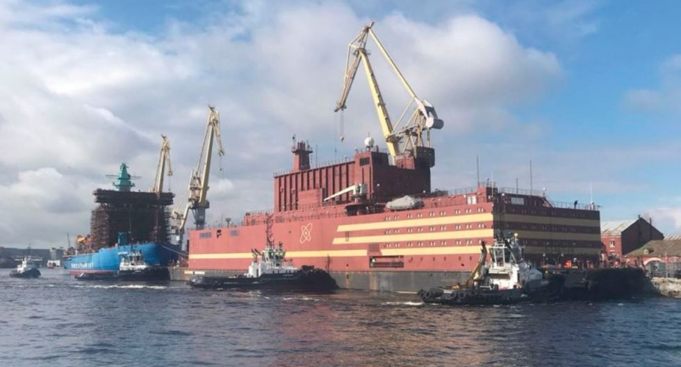 Nu har Rysslands flytande kärnkraftverk lagt ut