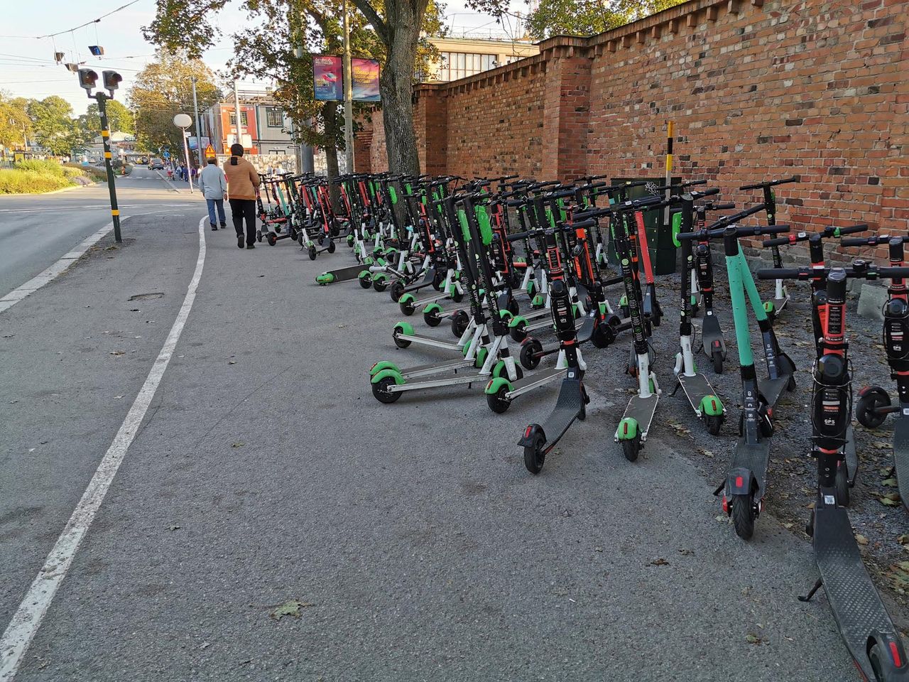 Elsparkcyklarna borde få var tionde parkeringsplats