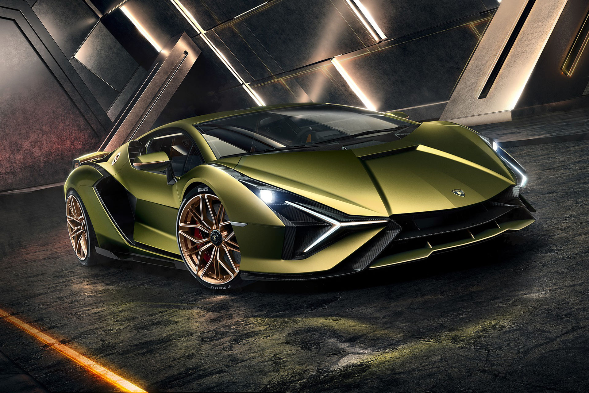 Lamborghini presenterar sin första hybrid - Sián