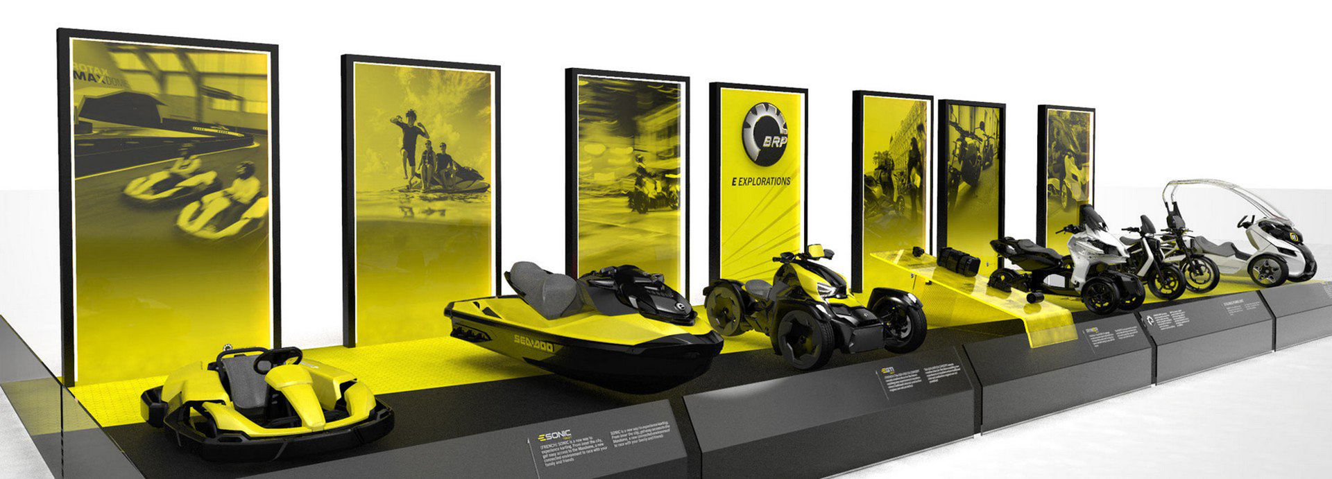 Sex stycken nya eldrivna koncept från BRP