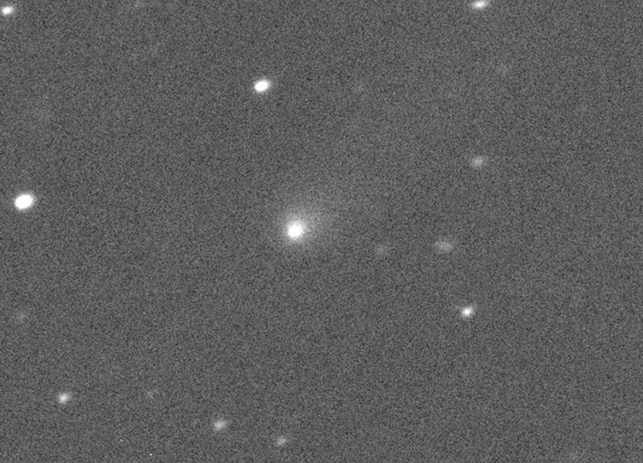 Nyupptäckt komet verkar vara på besök i vårt solsystem