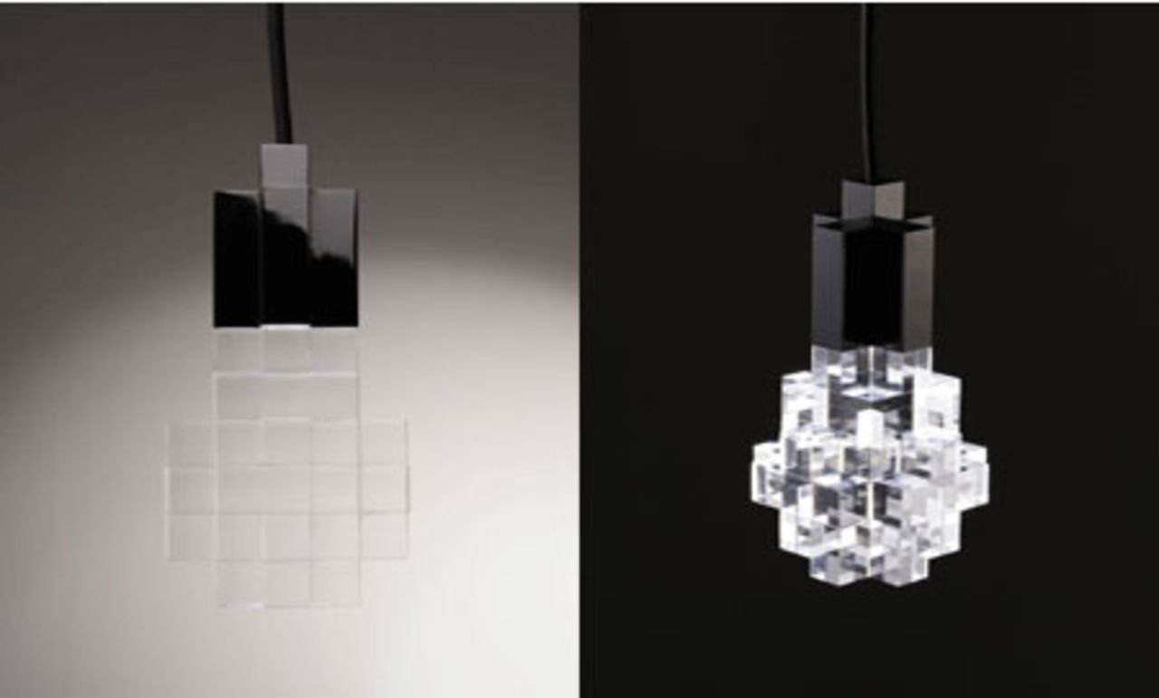 Mosaic Light - pixlad glödlampa