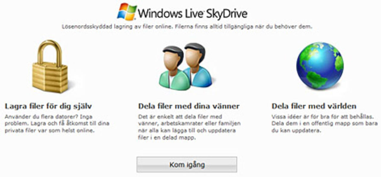 Live SkyDrive färdigt