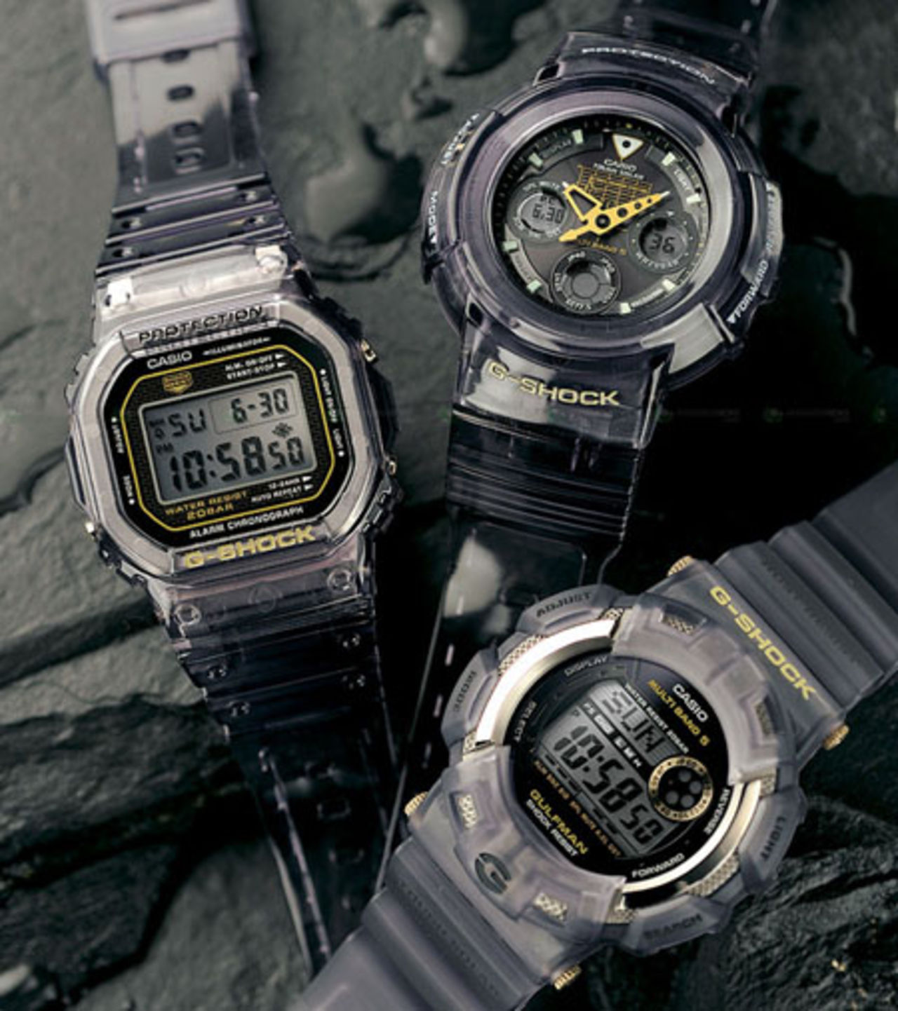 Tre nya G-Shock-klockor