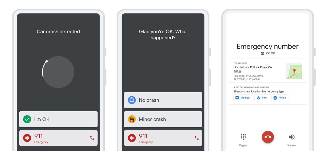Google har ny app som känner av om du krockat