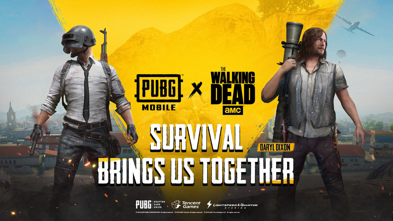 PUBG Mobile goes Walking Dead