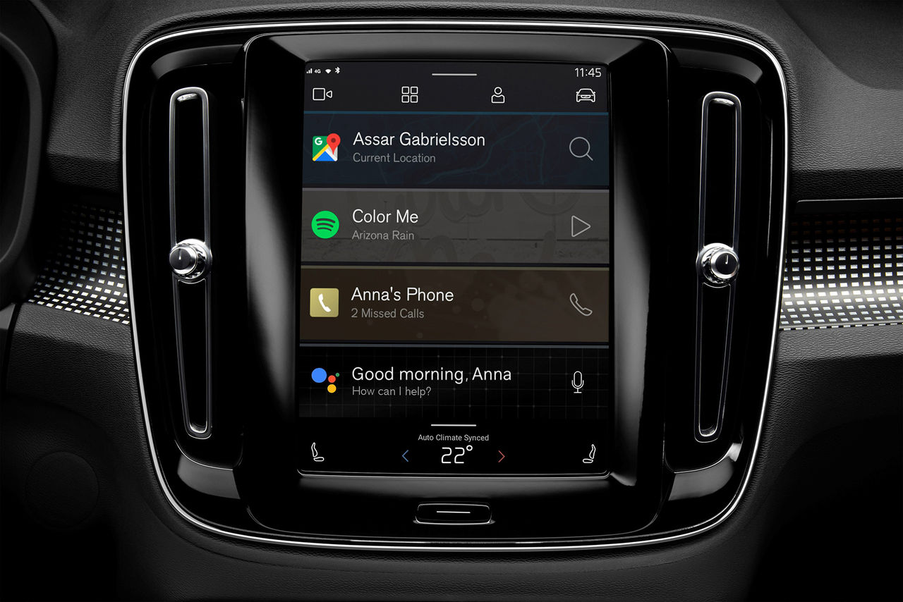Eldrivna Volvo XC40 får helt nytt infotainmentsystem