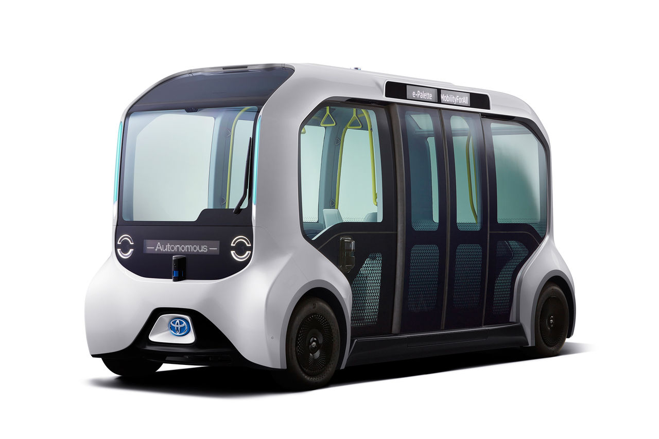 Toyota e-Palette ska transportera OS-deltagare