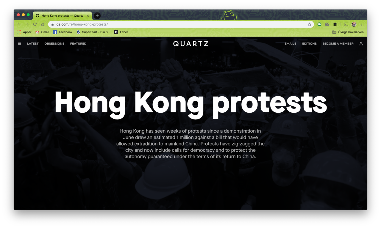Apple plockar bort nyhetsapp från App Store i Hongkong