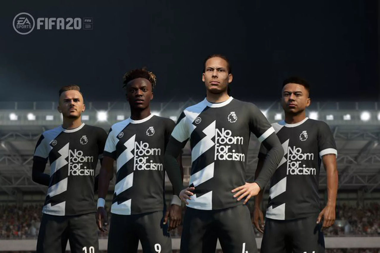 FIFA 20 har fått antirasistmatchställ