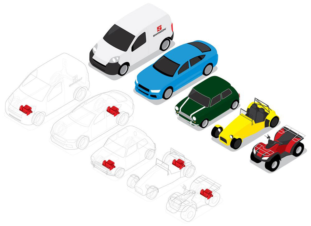 Kompakt elmotor redo att stoppas i ditt projekt