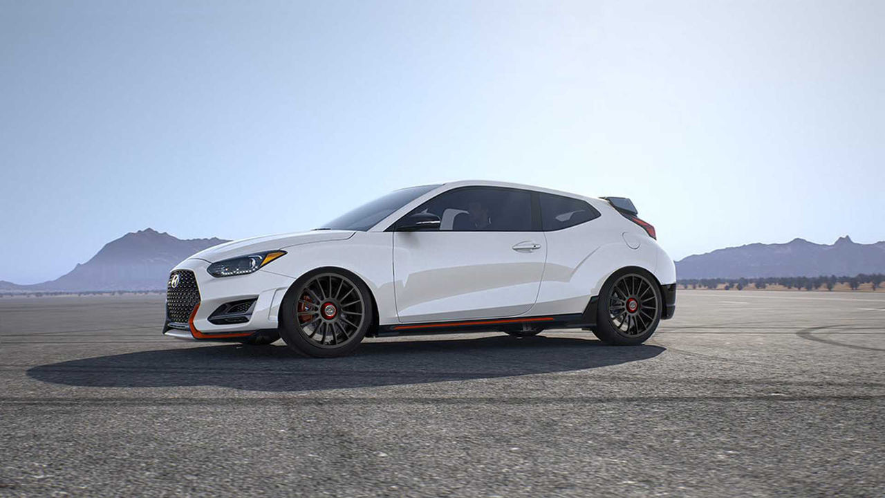 Hyundai visar VelosterRaptor N Concept