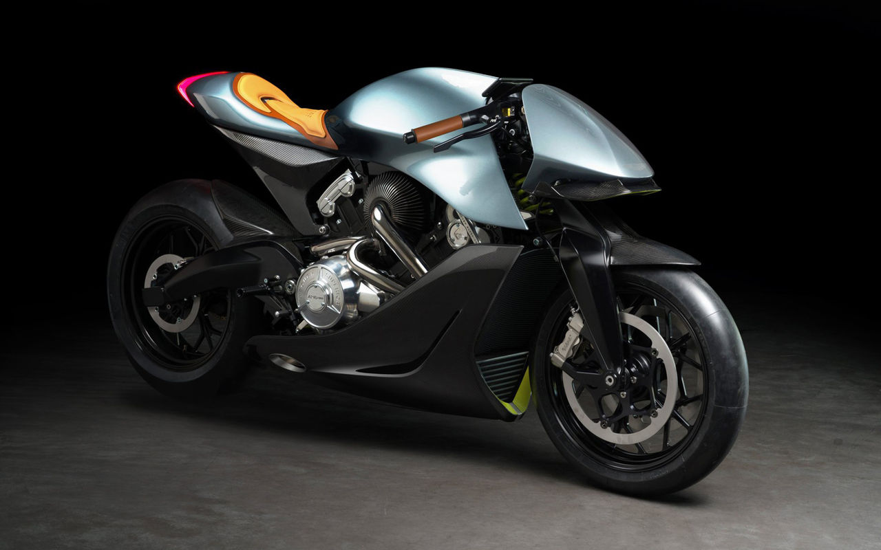 Aston Martin presenterar motorcykeln AMB 001