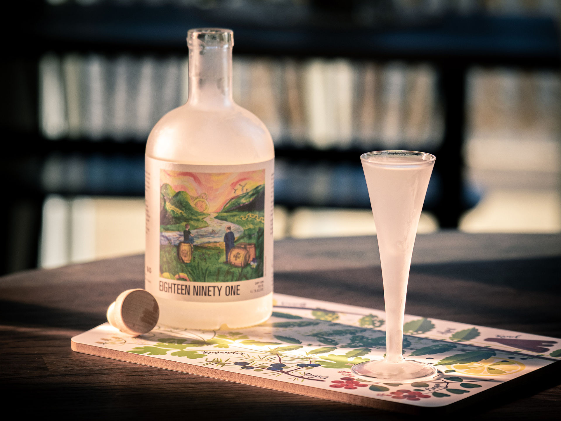 Ny gin lagrad på O.P. Anderson-fat