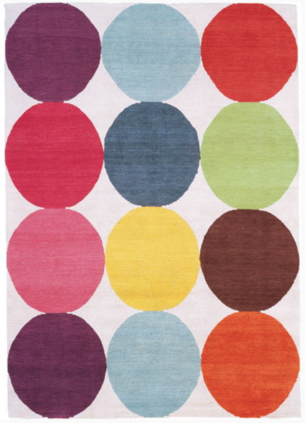 Smarties-matta i tibetansk ull