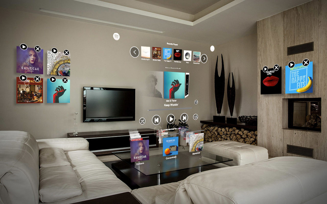 Spotify har gjort en AR-app till Magic Leap One