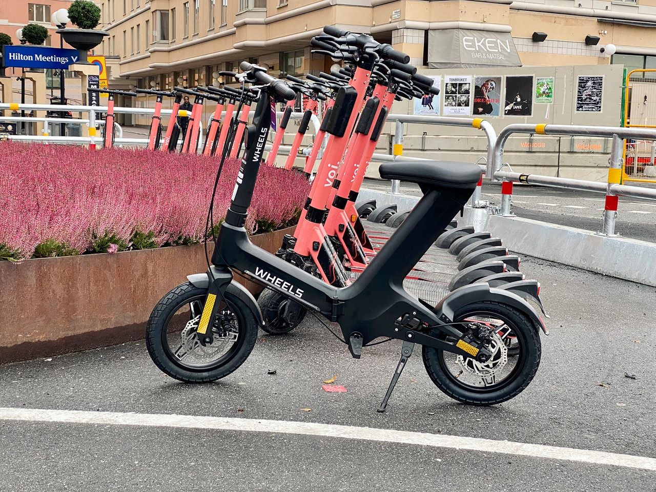Jag har kört runt på elfordonet från Wheels