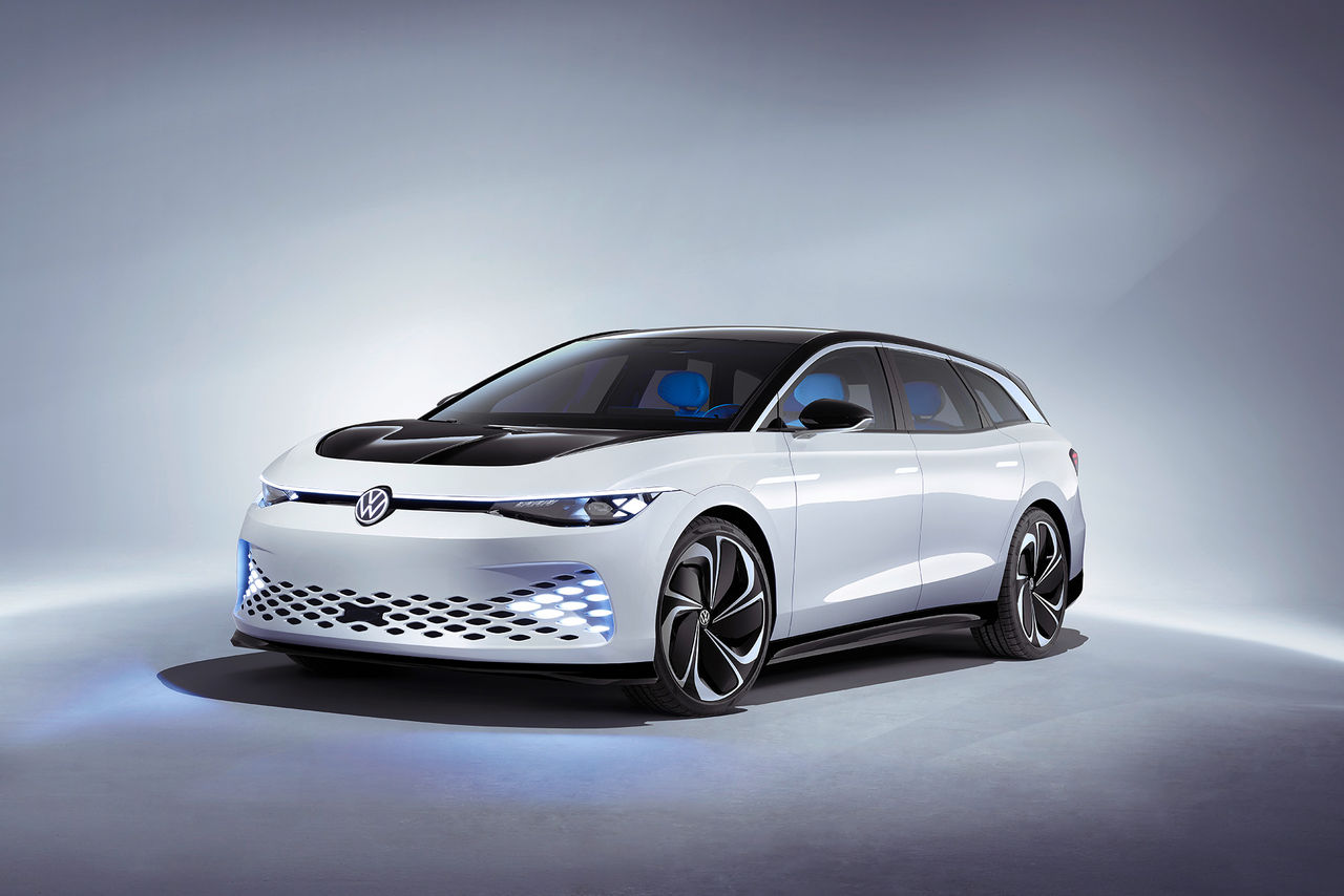 Volkswagen presenterar den eldrivna kombin ID. Space Vizzion