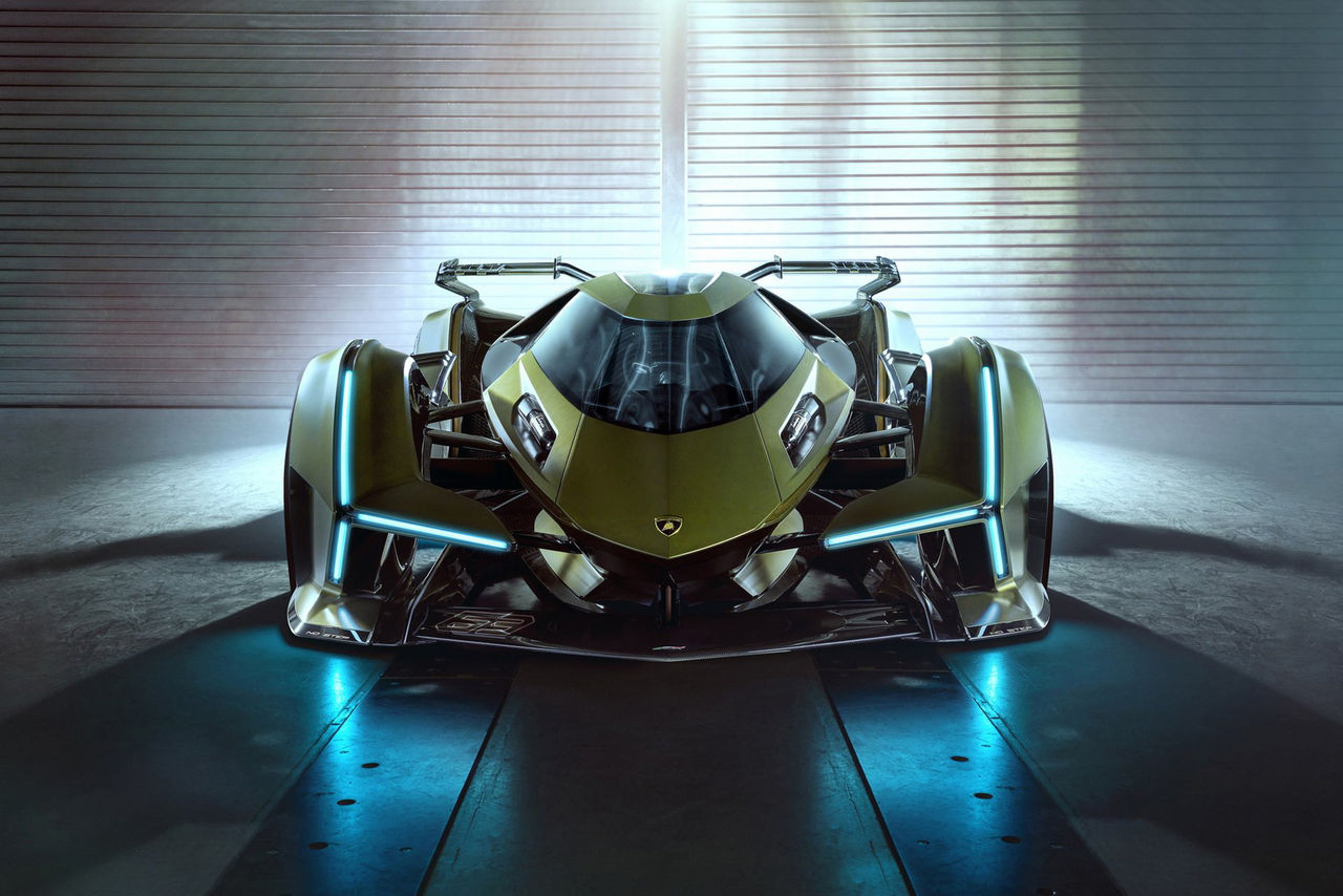 Lamborghini presenterar ny bil för TV-spelet Gran Turismo