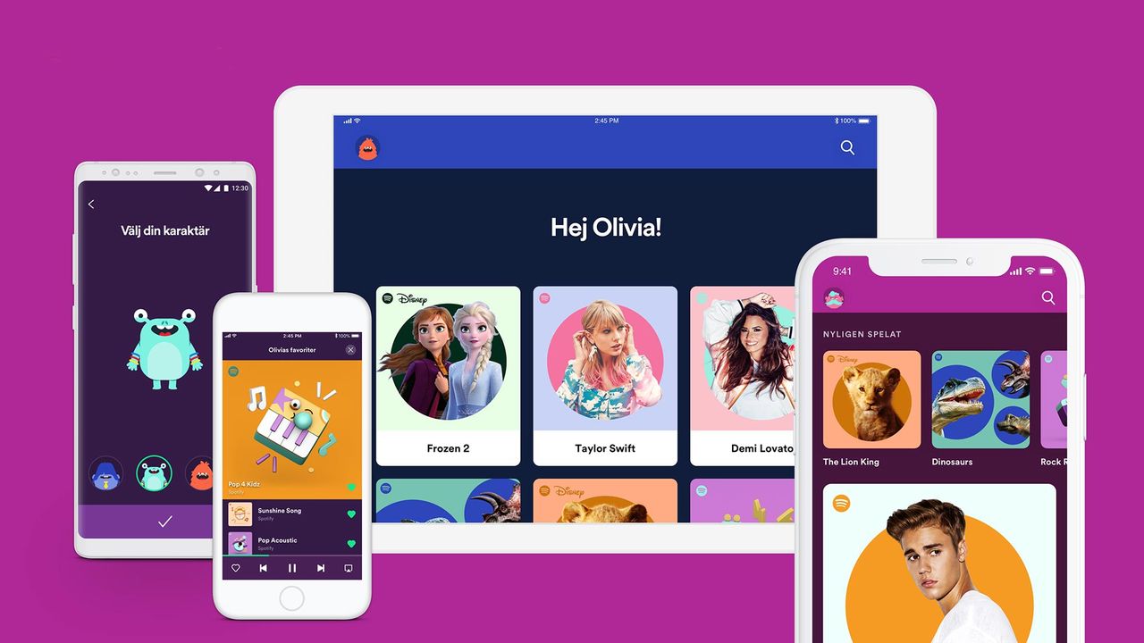 Spotify for Kids finns nu även i Sverige