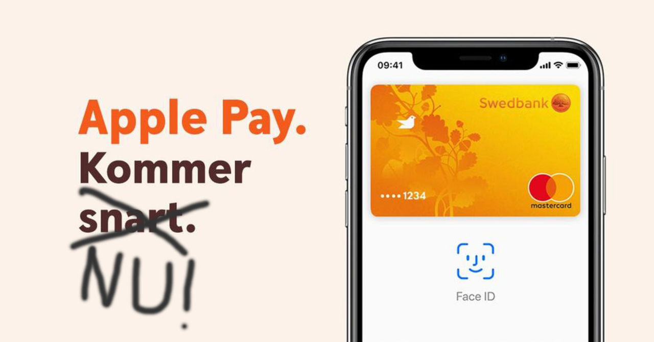 Swedbank aktiverar Apple Pay