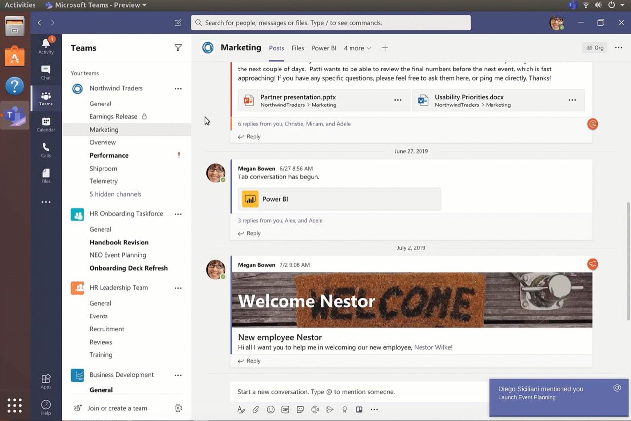 Microsoft släpper Teams till Linux