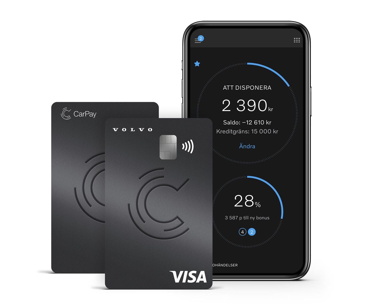 Volvo-kortet får ny design