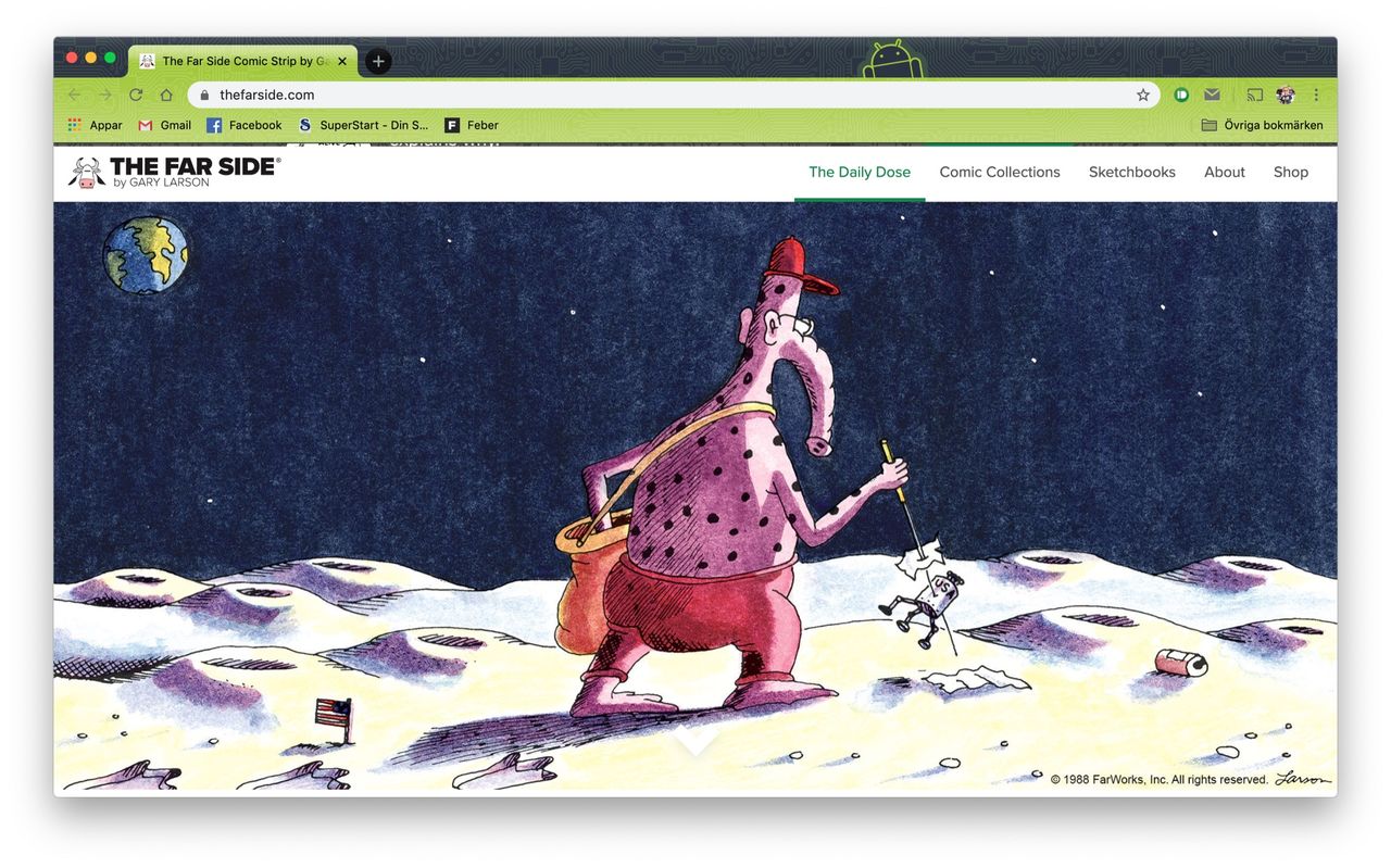The Far Side går online