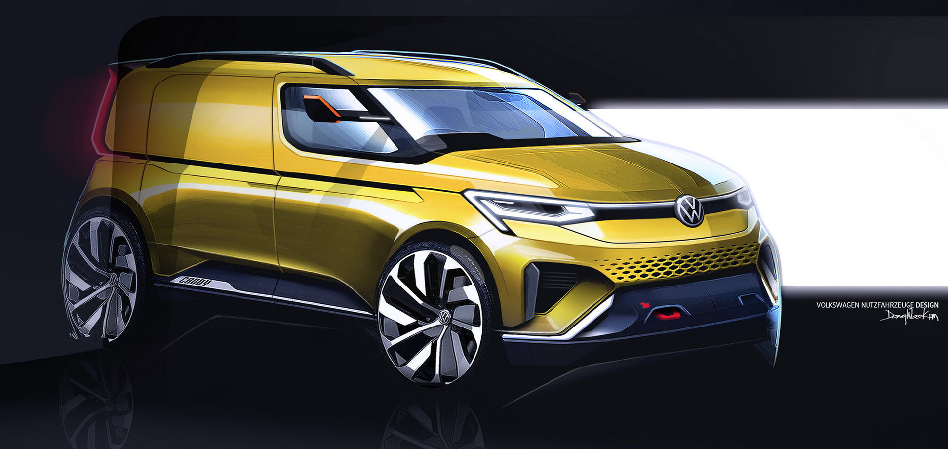 Volkswagen visar skisser på riktigt fet Caddy