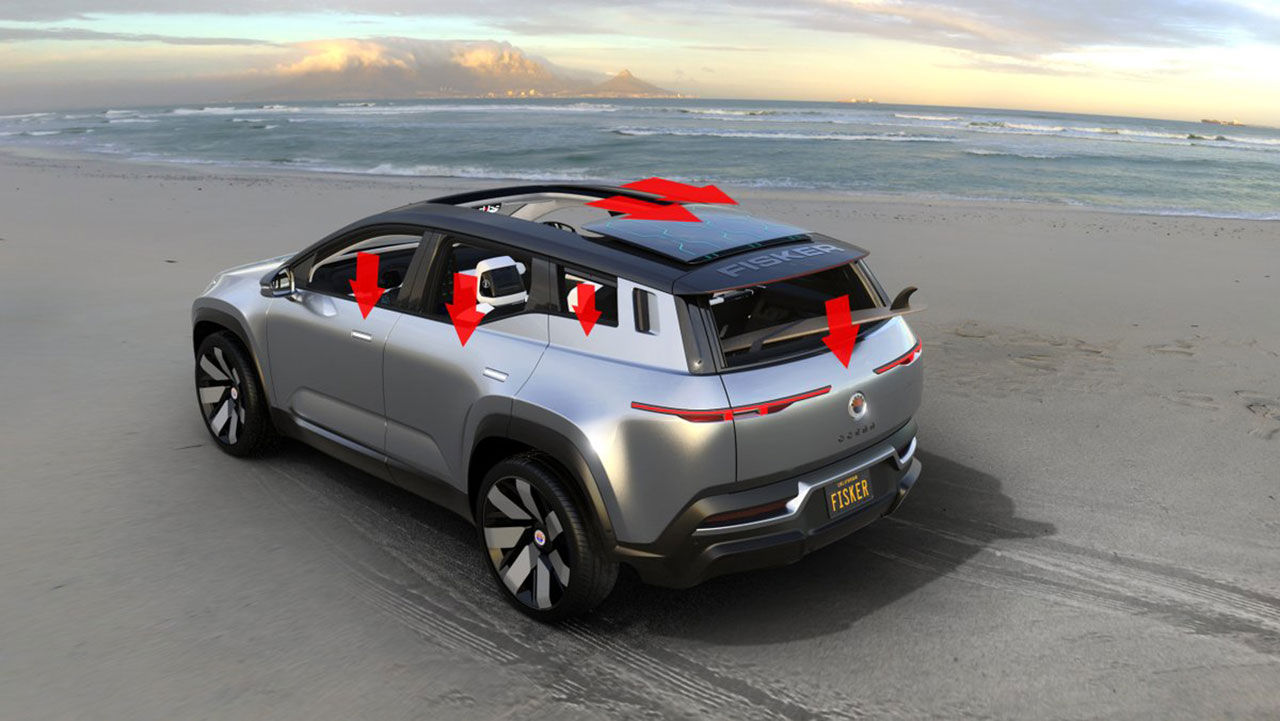 Fisker Ocean har ett