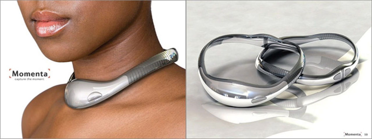 Dator i ett halsband