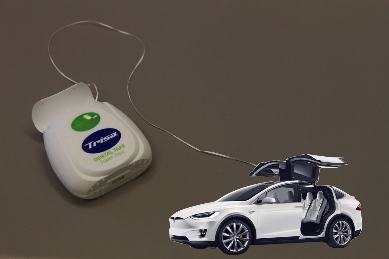 Tesla-ägare arresterad för tandhygien