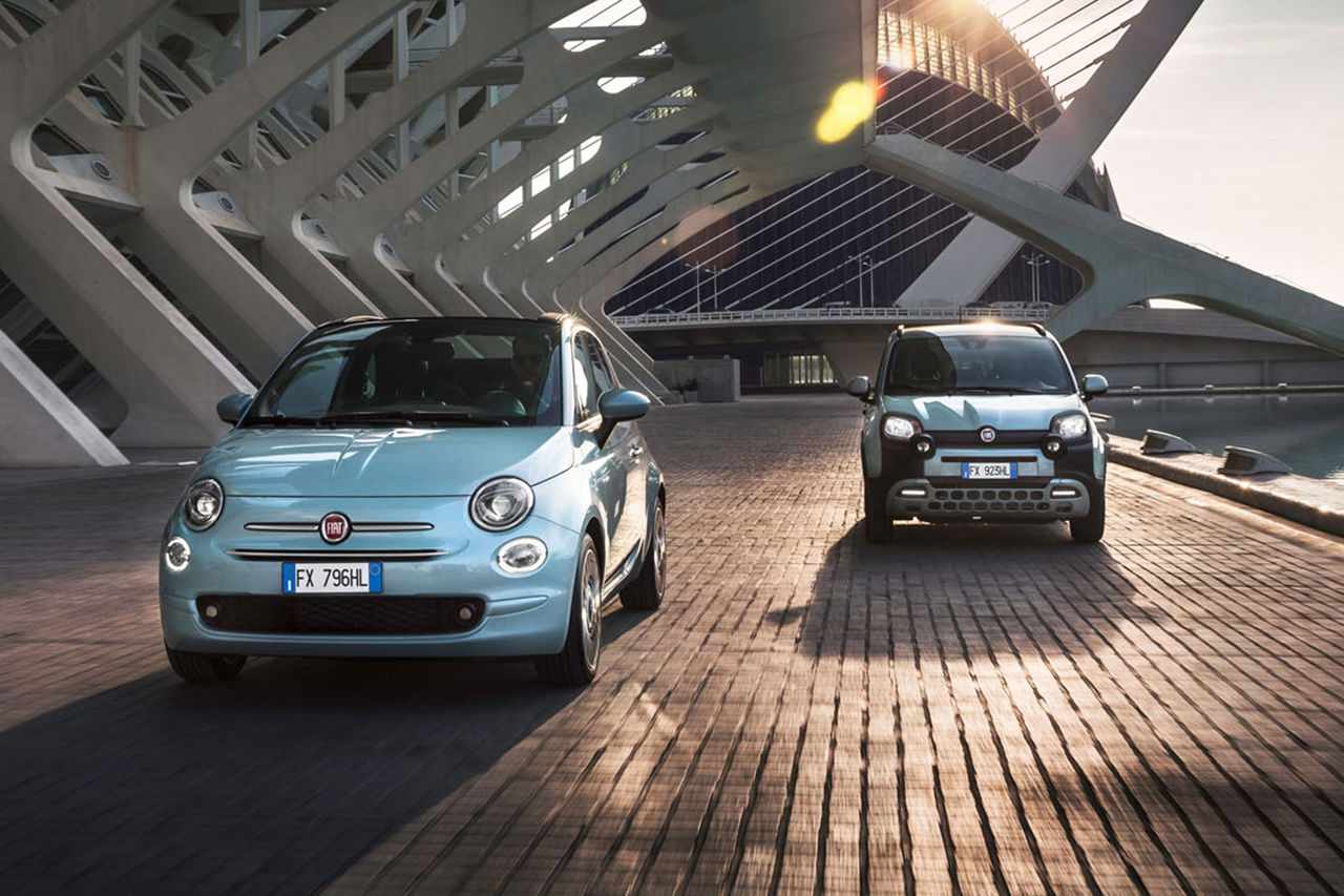 500 och Panda blir Fiats första elektrifierade modeller