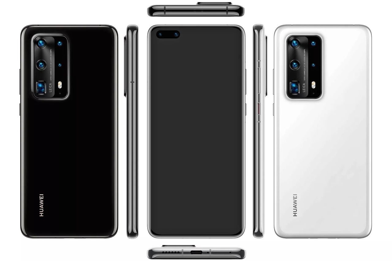 Läckta bilder visar Huawei P40 Pro med sju kameror