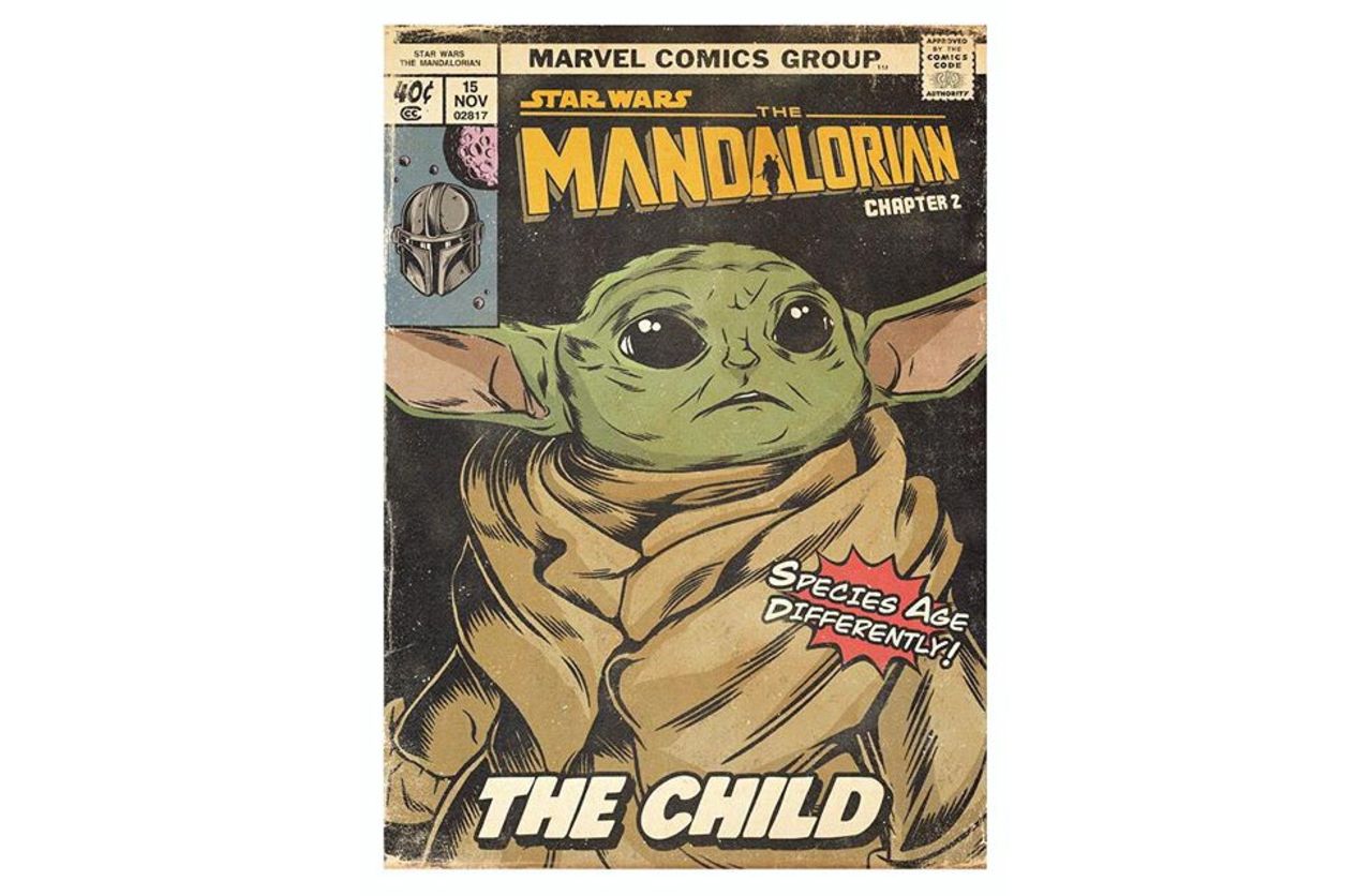 The Mandalorian som gammal serietidning