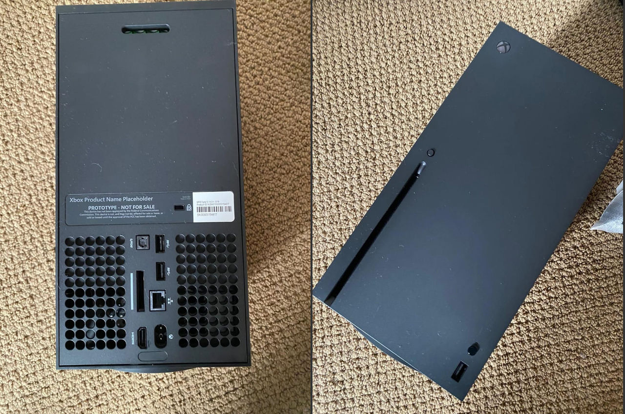 Bildläcka visar prototyp av Xbox Series X