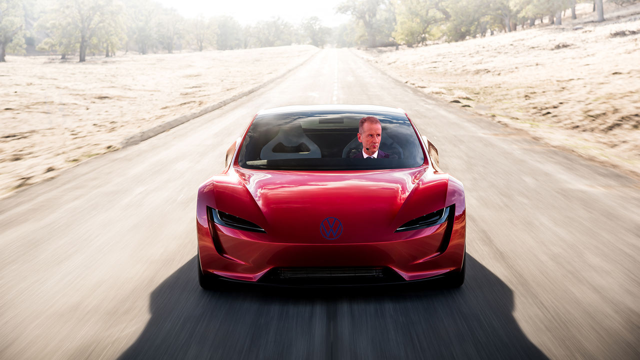 Vdn är övertygad om att Volkswagen kommer att köra om Tesla