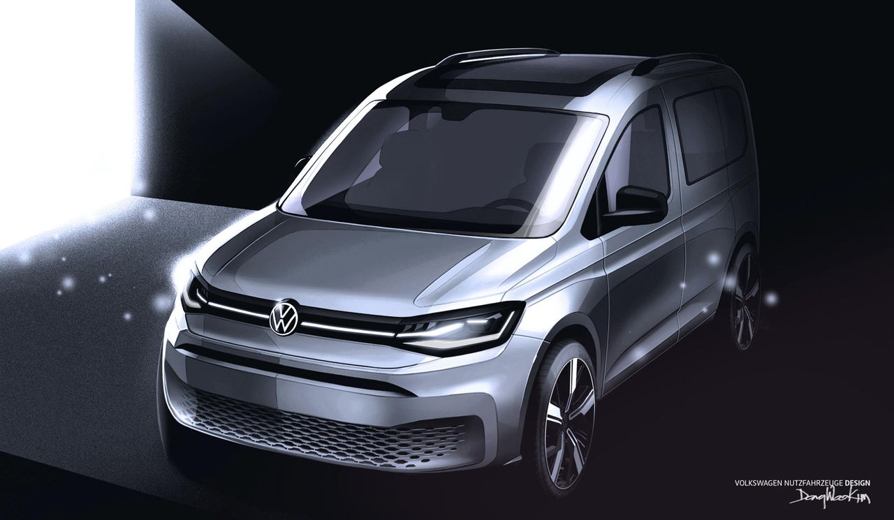 Nya teaserbilder på nästa Volkswagen Caddy