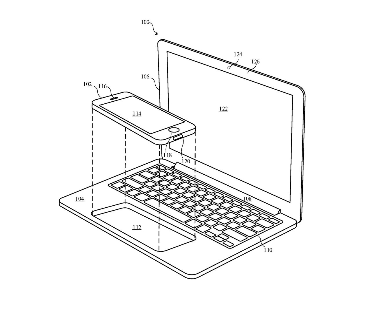 Apple har funderat på att stoppa iPhone i MacBook