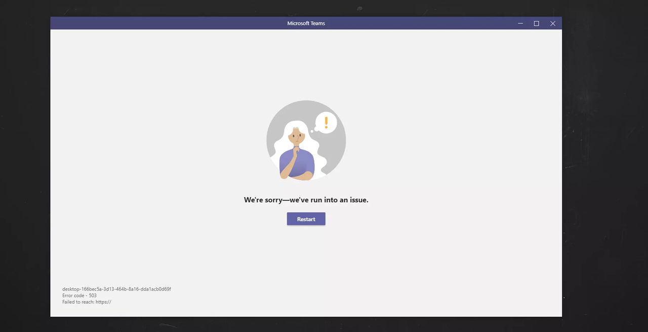 Microsoft Teams slutade fungera i dag