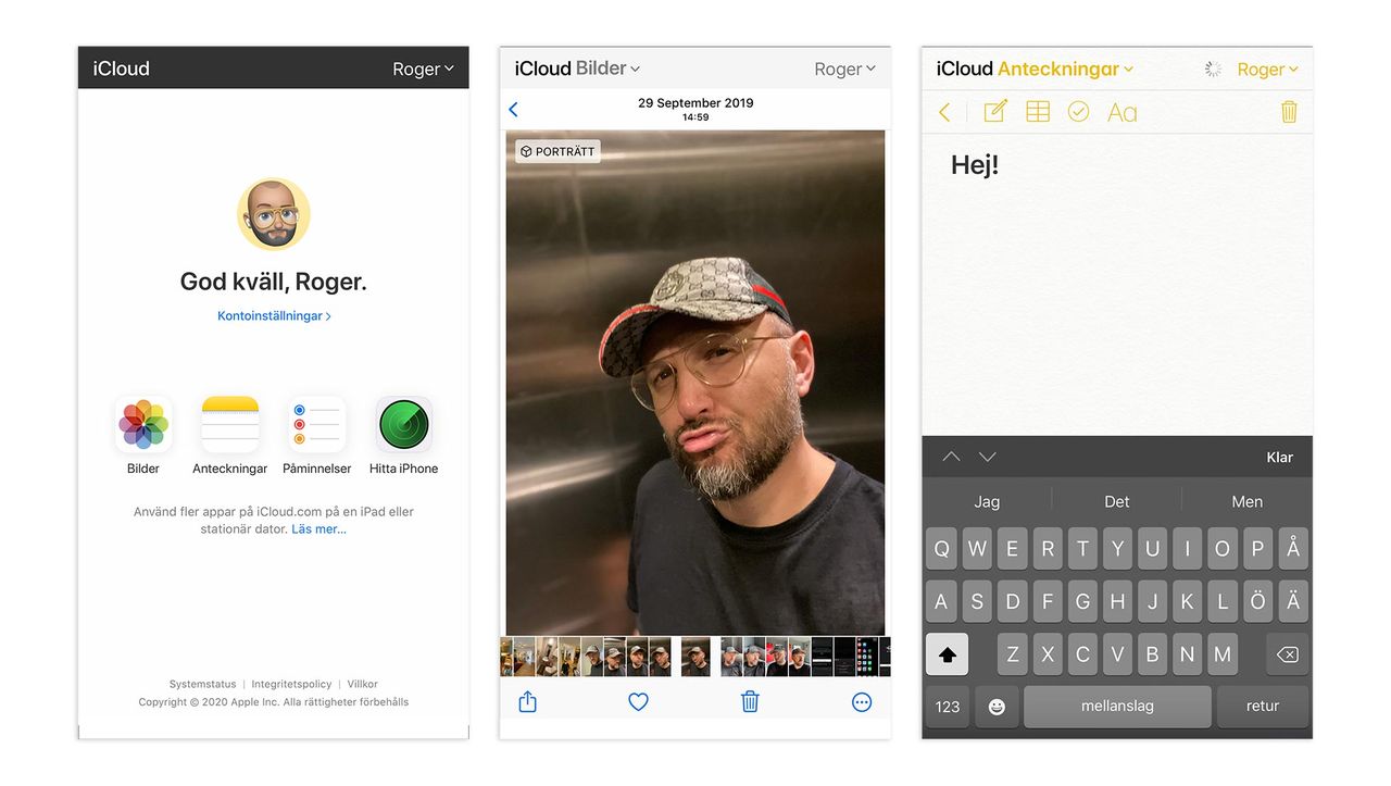 Apple har börjat göra iCloud.com mobilvänlig