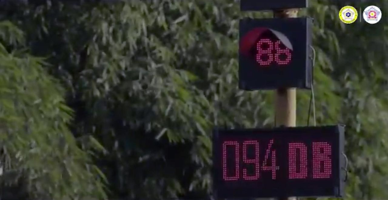 I Mumbai straffas man för att tuta