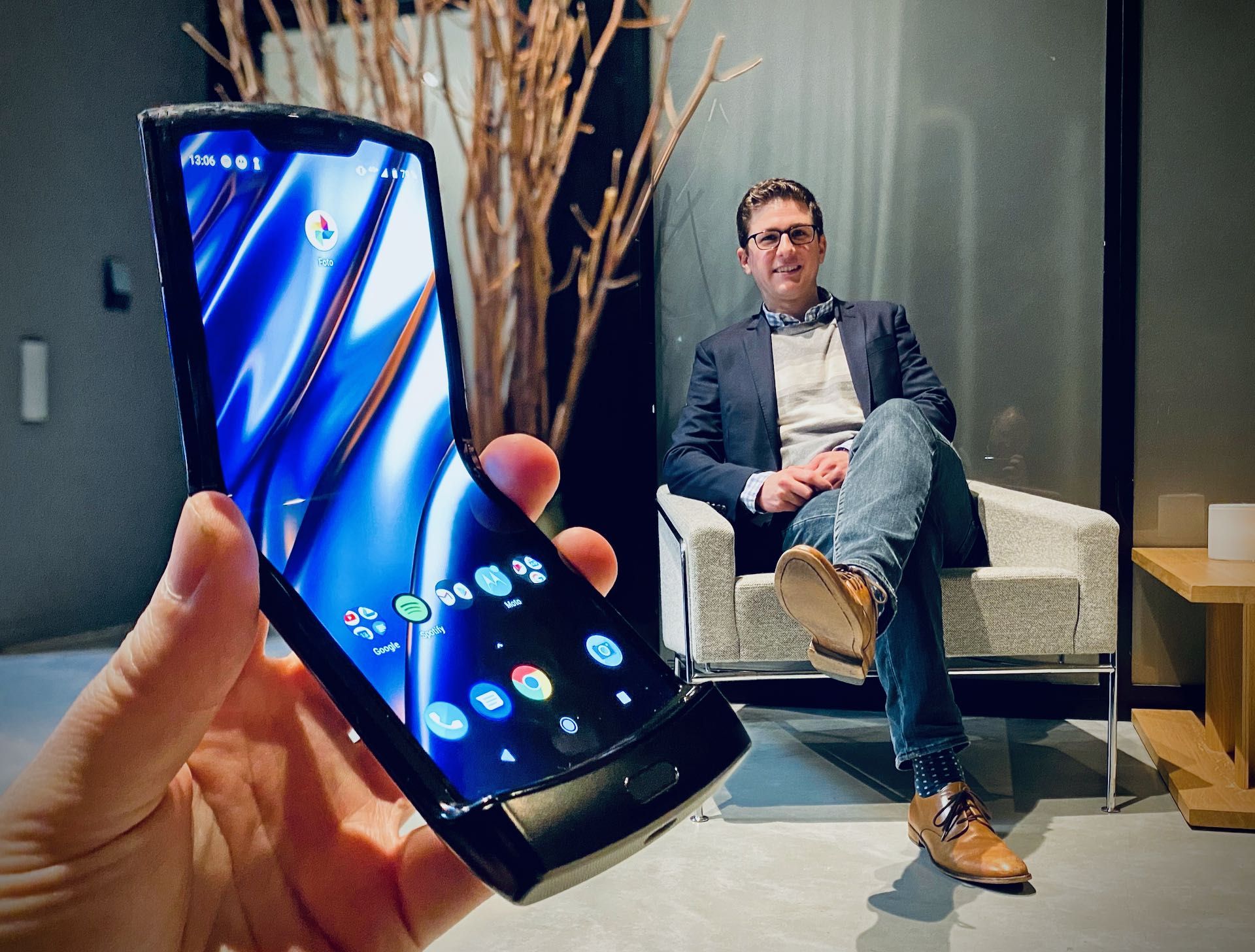 Vi har pratat 5G och vikbart med Motorola