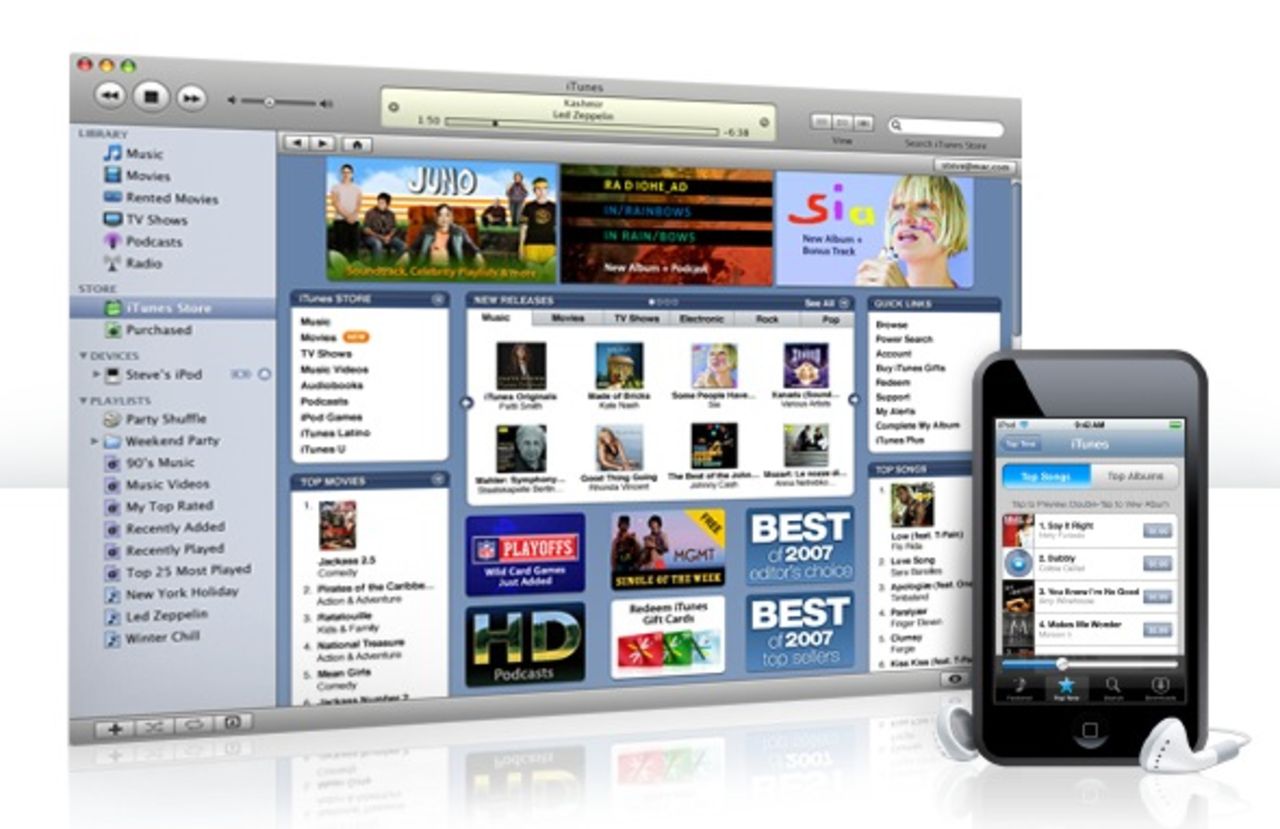 iTunes nu näst störst på musik i USA