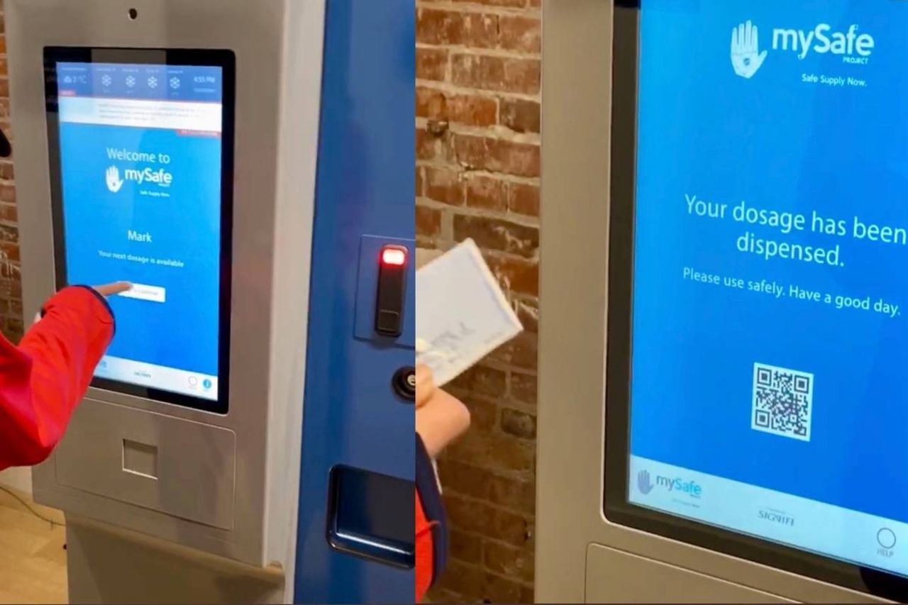 I Kanada kan missbrukare få knark i varuautomater